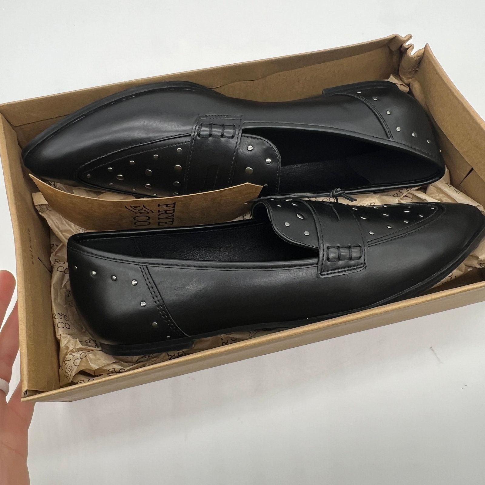 Other Frye and Co. Womens Elara Closed Toe Loafers Black Size 7.5M Size US 7.5 / IT 37.5 - 2 Thumbnail