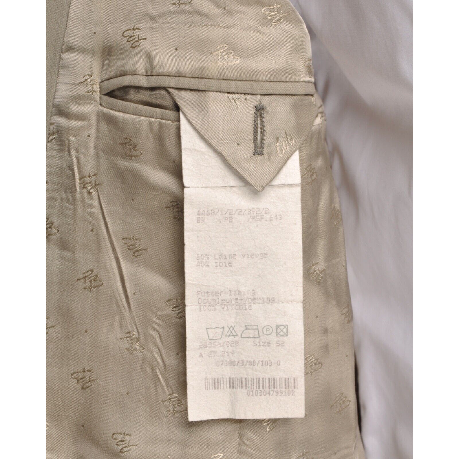 Designer × Pierre Balmain Men's PIERRE BALMAIN 2-Piece Suit Blazer Trousers EU 52 UK42 Size 52R - 12 Thumbnail