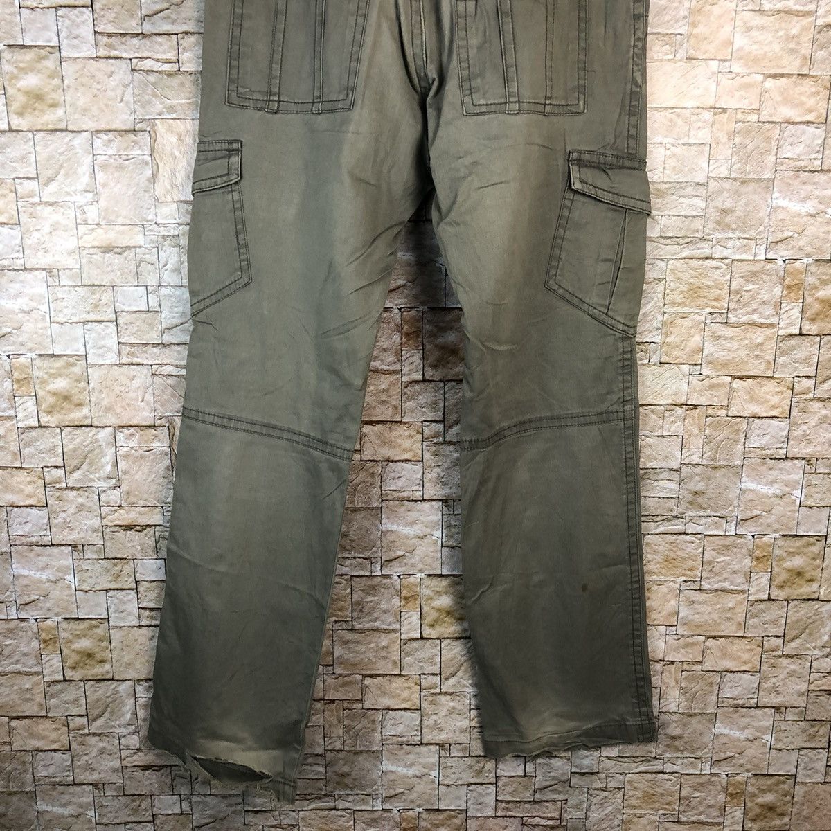 Japanese Brand Japanese Brand Green Cargo Multipocket Pants #A1027 Size US 32 / EU 48 - 18 Thumbnail