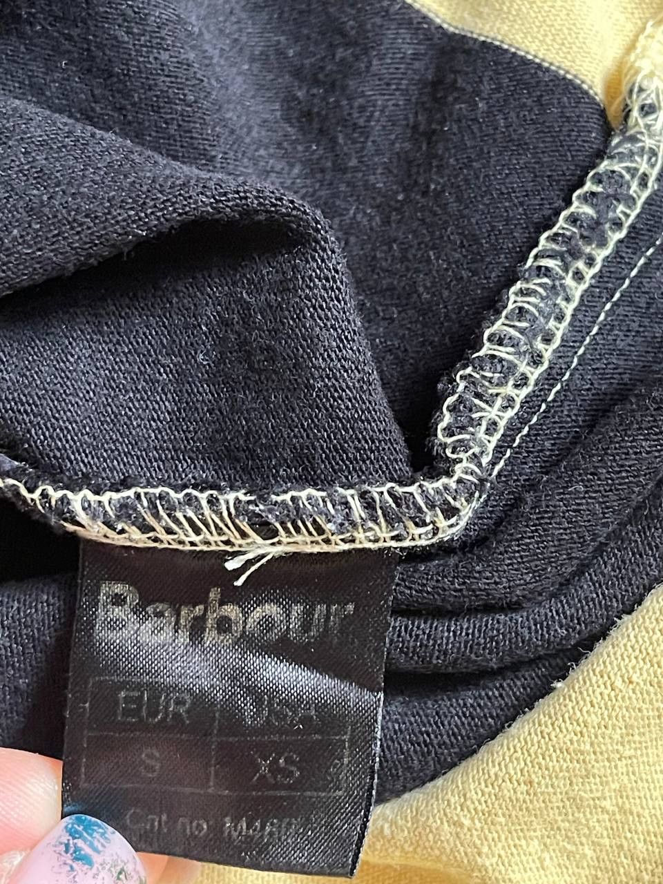 Barbour × Vintage Vintage Barbour Rugby Longsleeve Size US S / EU 44-46 / 1 - 18 Thumbnail