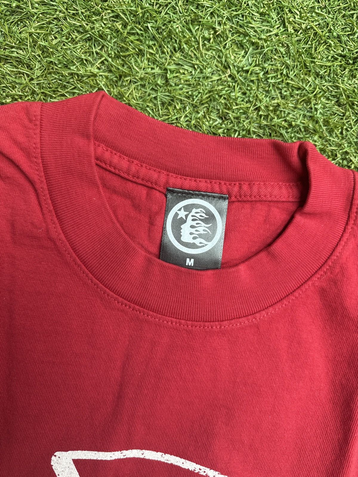 HELLSTAR Hellstar Studios Jesus Emblem T-Shirt Red Size US M / EU 48-50 / 2 - 4 Thumbnail