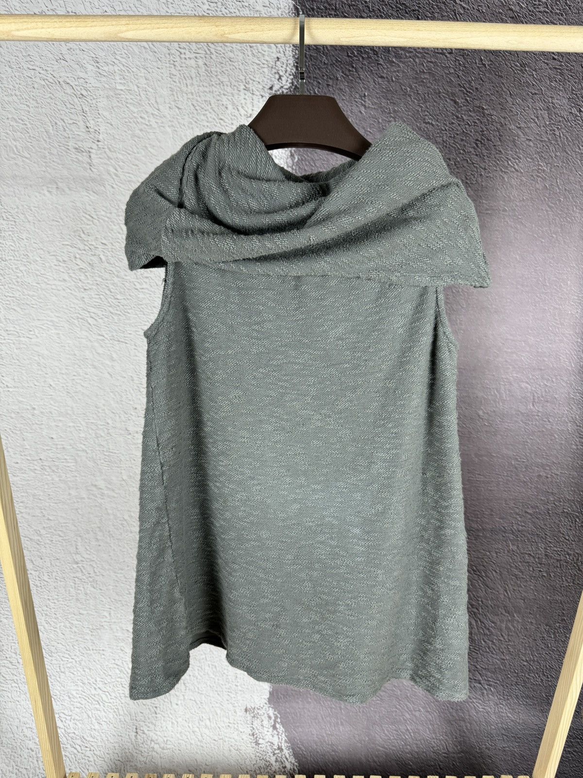 Other Provocation Avant Garde Grey Tunic cotton dress sweater Size L / US 10 / IT 46 - 2 Thumbnail