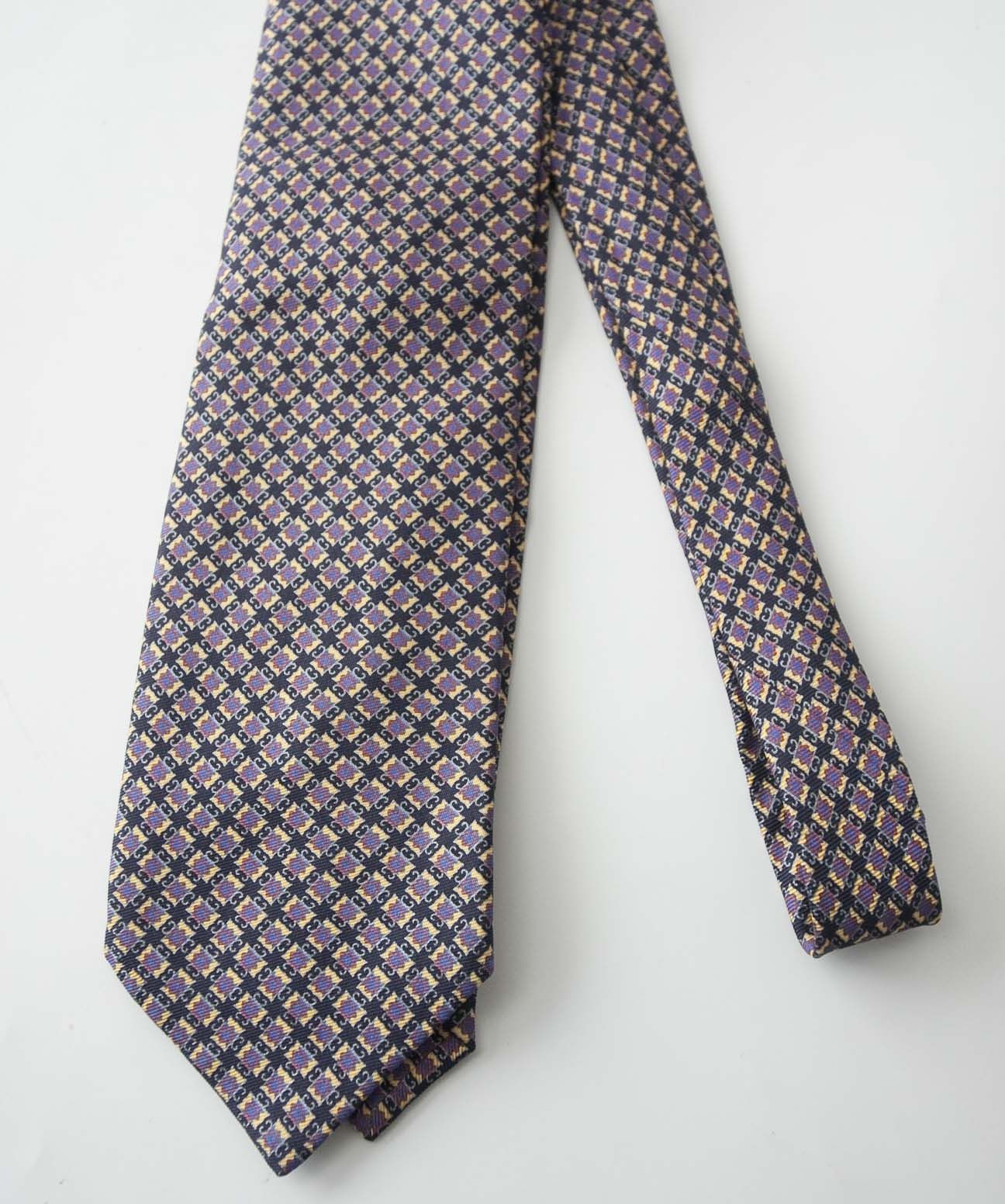 Dolcepunta Dolcepunta Tie 100% Silk Made in Italy Multicolor Size ONE SIZE - 1 Thumbnail