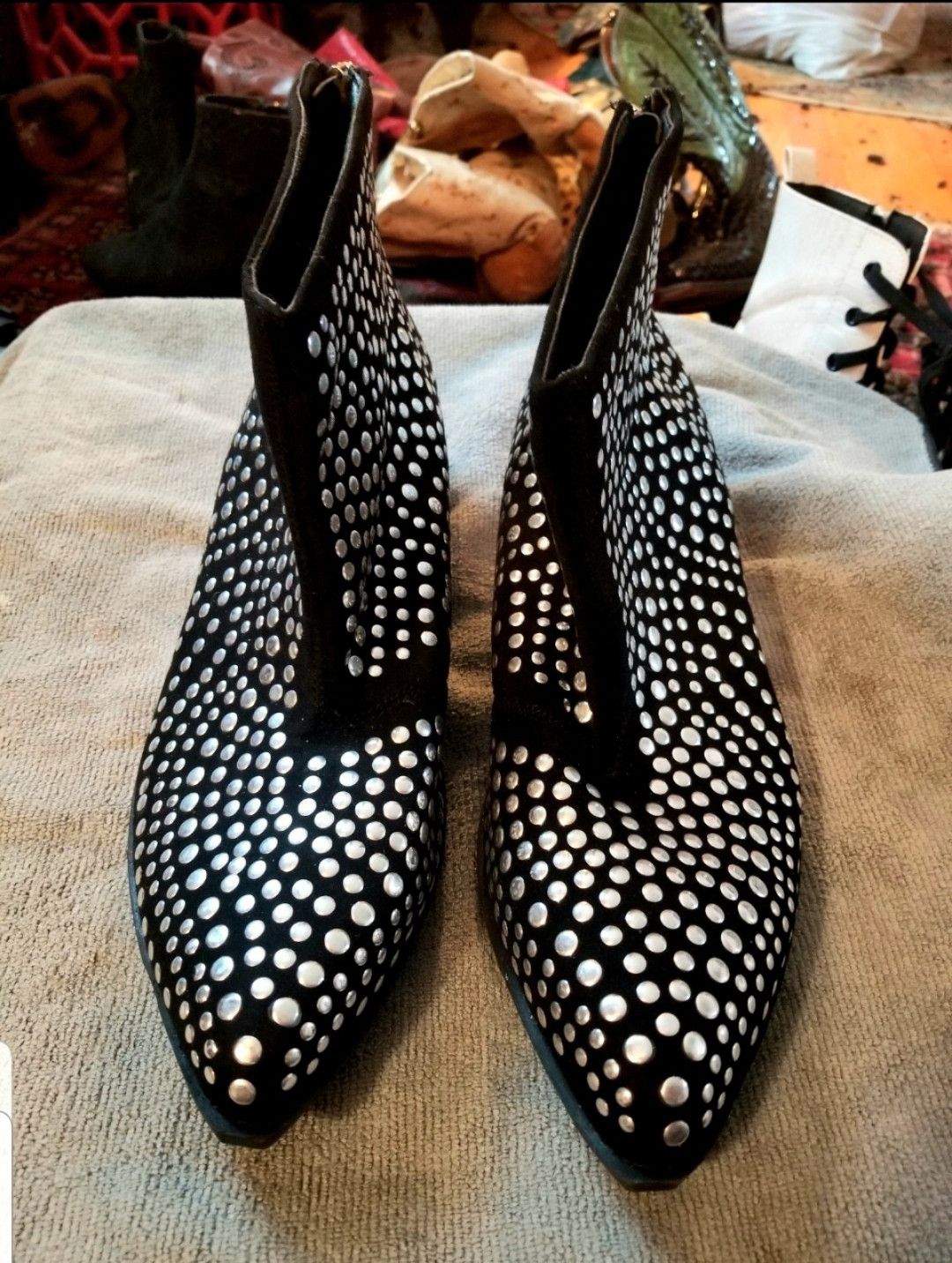Other Glamorous stud ankle boots Size US 9.5 / IT 39.5 - 2 Thumbnail