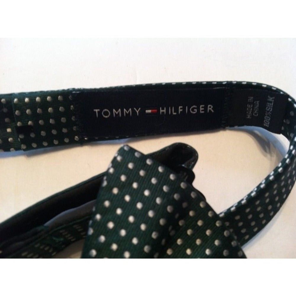 Tommy Hilfiger TOMMY HILFIGER 100%SILK BOW TIE Size ONE SIZE - 4 Thumbnail