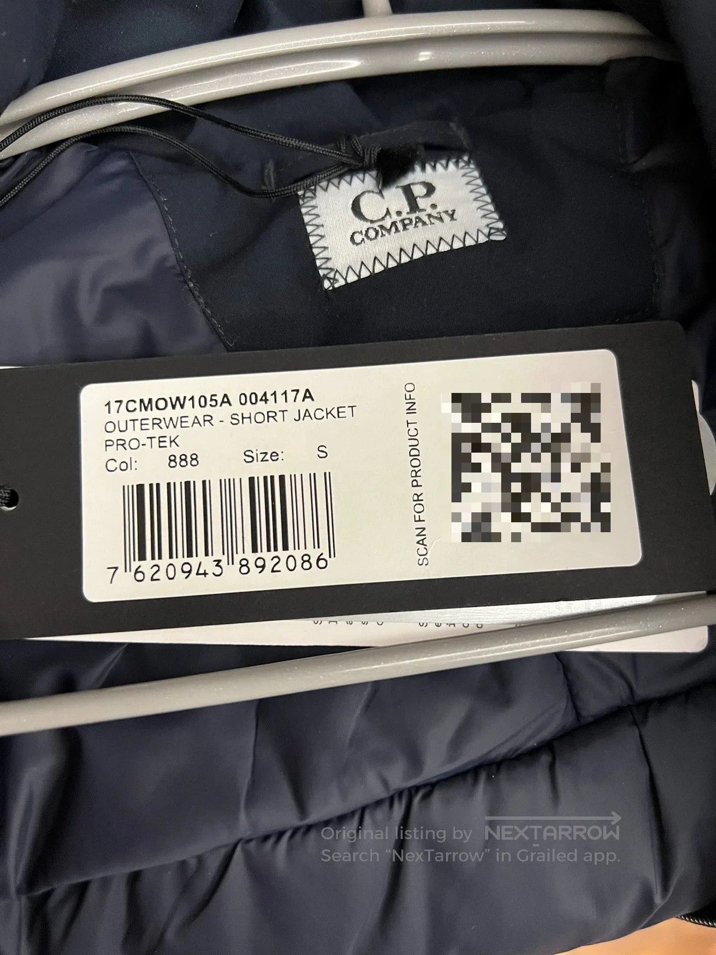 C.P. Company C.P.Company FW24 Blue Padded Jacket. Size US S / EU 44-46 / 1 - 3 Thumbnail