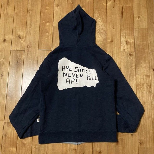 Bape 🔥Reversible🔥 BAPE General College Logo Full Zip Hoodie NIGO Size US M / EU 48-50 / 2 - 5 Thumbnail
