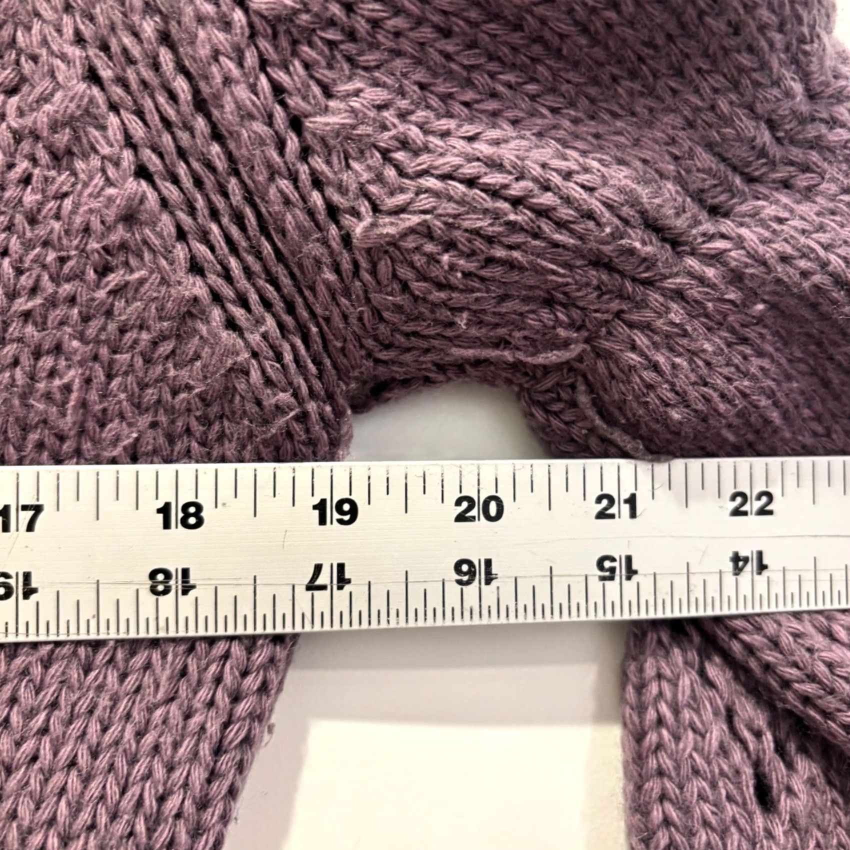 CO Hekla & Co. Italy Purple Wool Blend Bobble Pointelle Knit Cardigan Sweater Medium Size M / US 6-8 / IT 42-44 - 6 Thumbnail