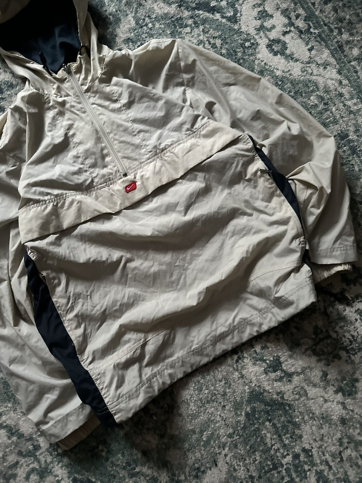 Nike VINTAGE 90s NIKE NYLON ANORAK JACKET RARE S Size US S / EU 44-46 / 1 - 4 Thumbnail