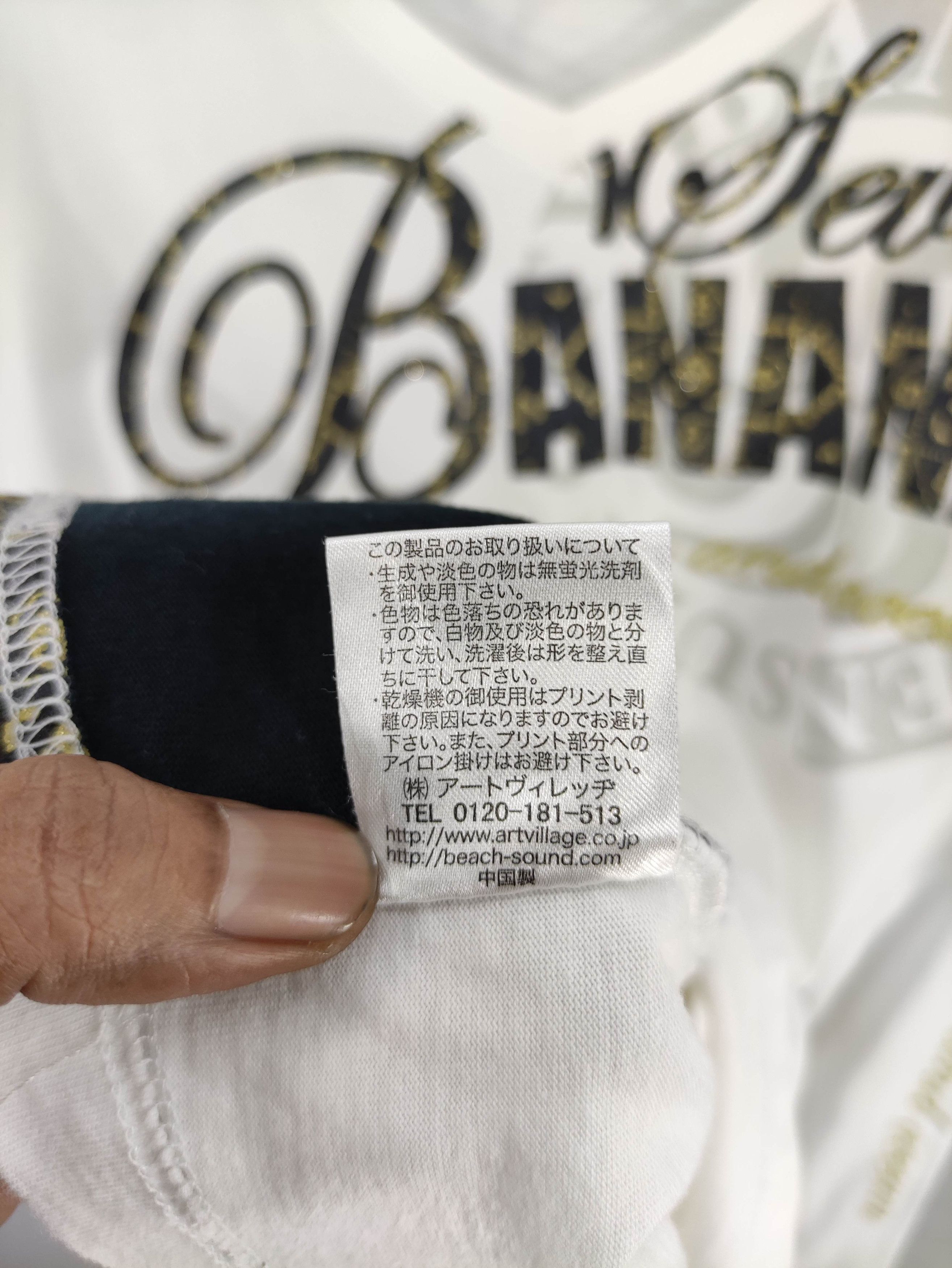 Japanese Brand Vintage Banana Seven Long Sleeve Tshirt Embroidered Logo Size US S / EU 44-46 / 1 - 6 Thumbnail