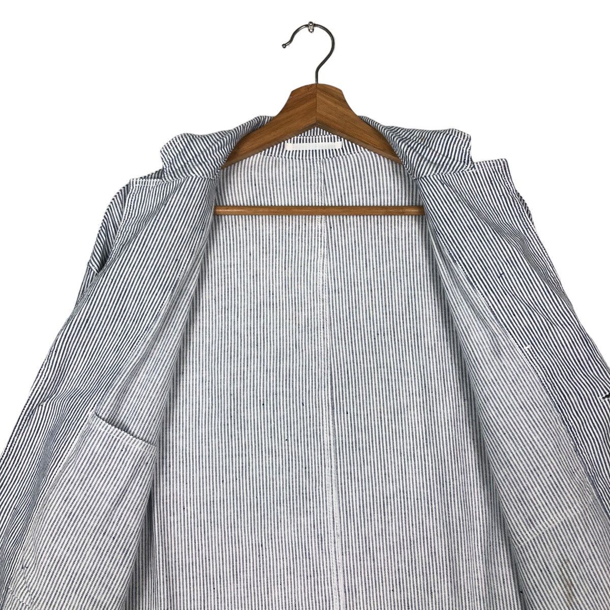 Japanese Brand 🔥Vintage Hickory Chore Jacket Uniqlo Japan Issey Miyake Size US XL / EU 56 / 4 - 14 Thumbnail
