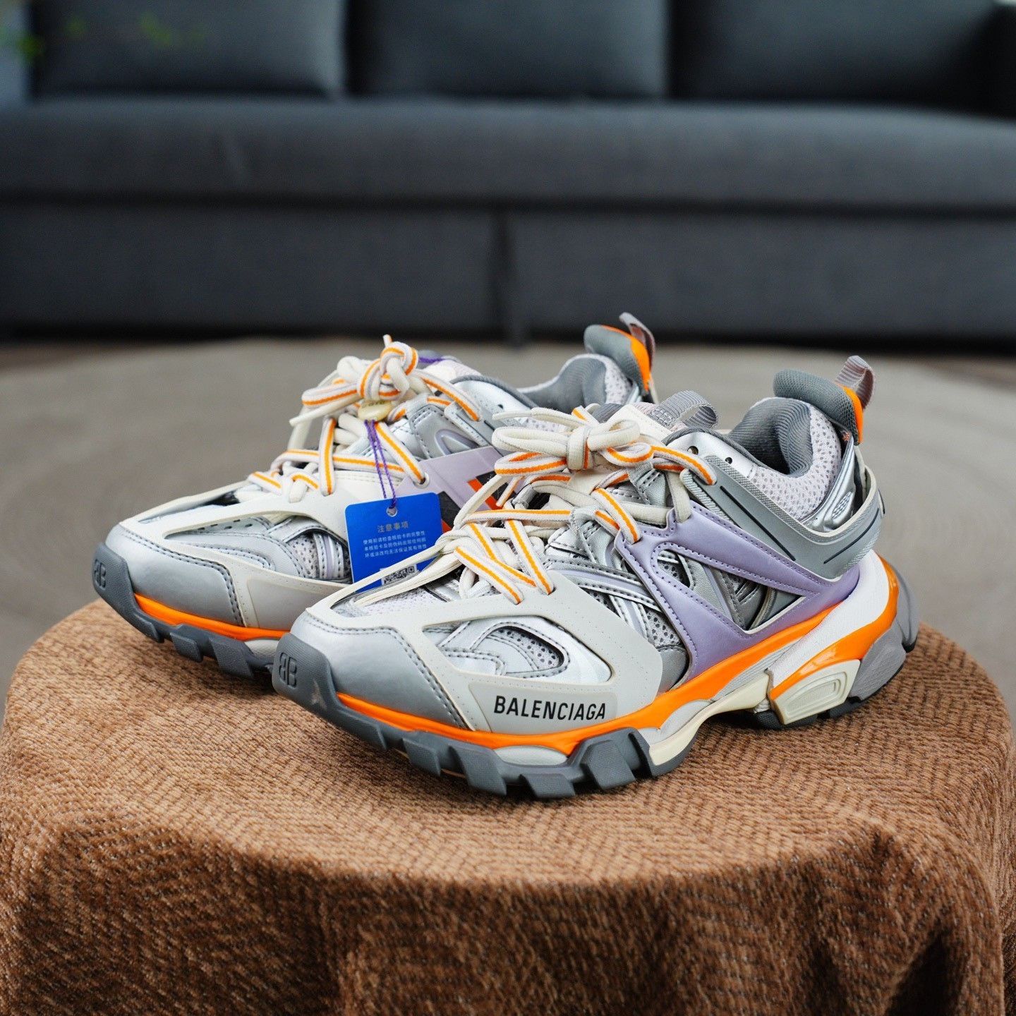 Balenciaga Balenciaga Gray Lowtop Sneakers us_7 Women Size US 7 / IT 37 - 1 Thumbnail