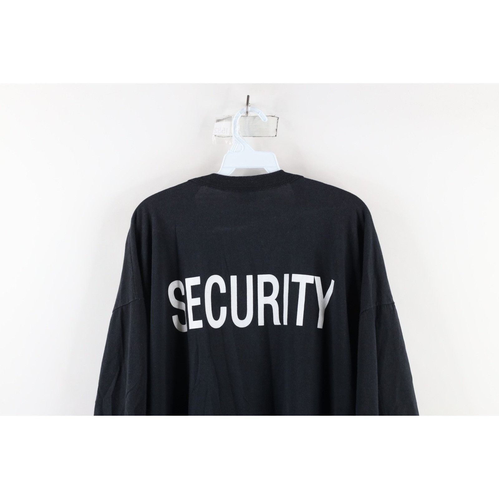 Vintage Vintage 90s Streetwear Faded Spell Out Security T-Shirt 3XL Size US XXL / EU 58 / 5 - 10 Thumbnail