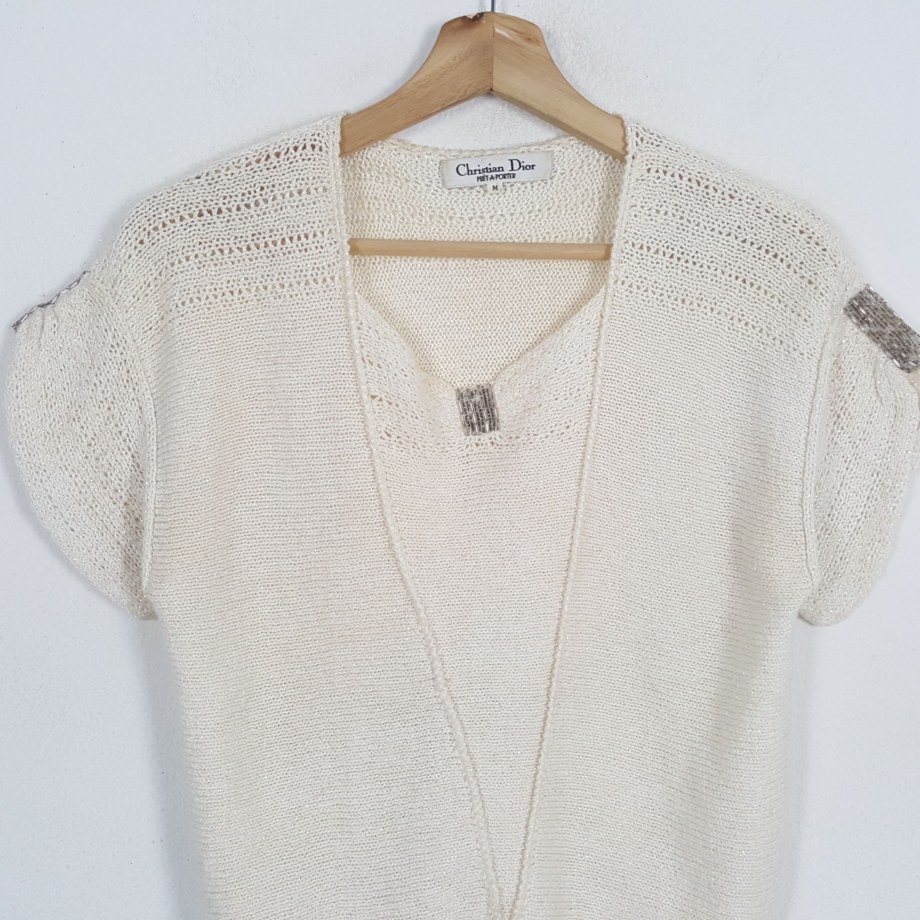 Christian Dior Monsieur × Designer × Vintage Vintage CHRISTIAN DIOR Italian Fashion Brand T-Shirts Size S / US 4 / IT 40 - 2 Thumbnail