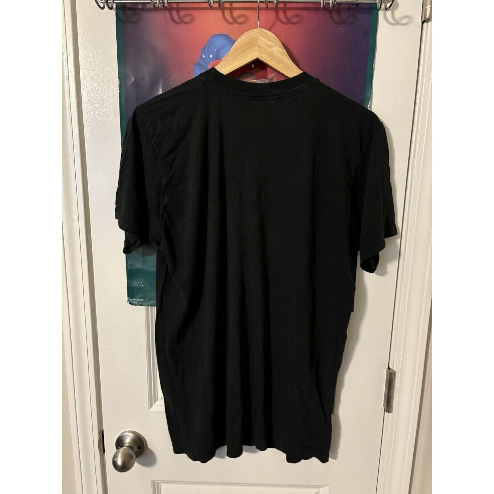 Other Vintage Faded Black Blank Shirt Size Unknown Brand Pocket Size US L / EU 52-54 / 3 - 6 Thumbnail