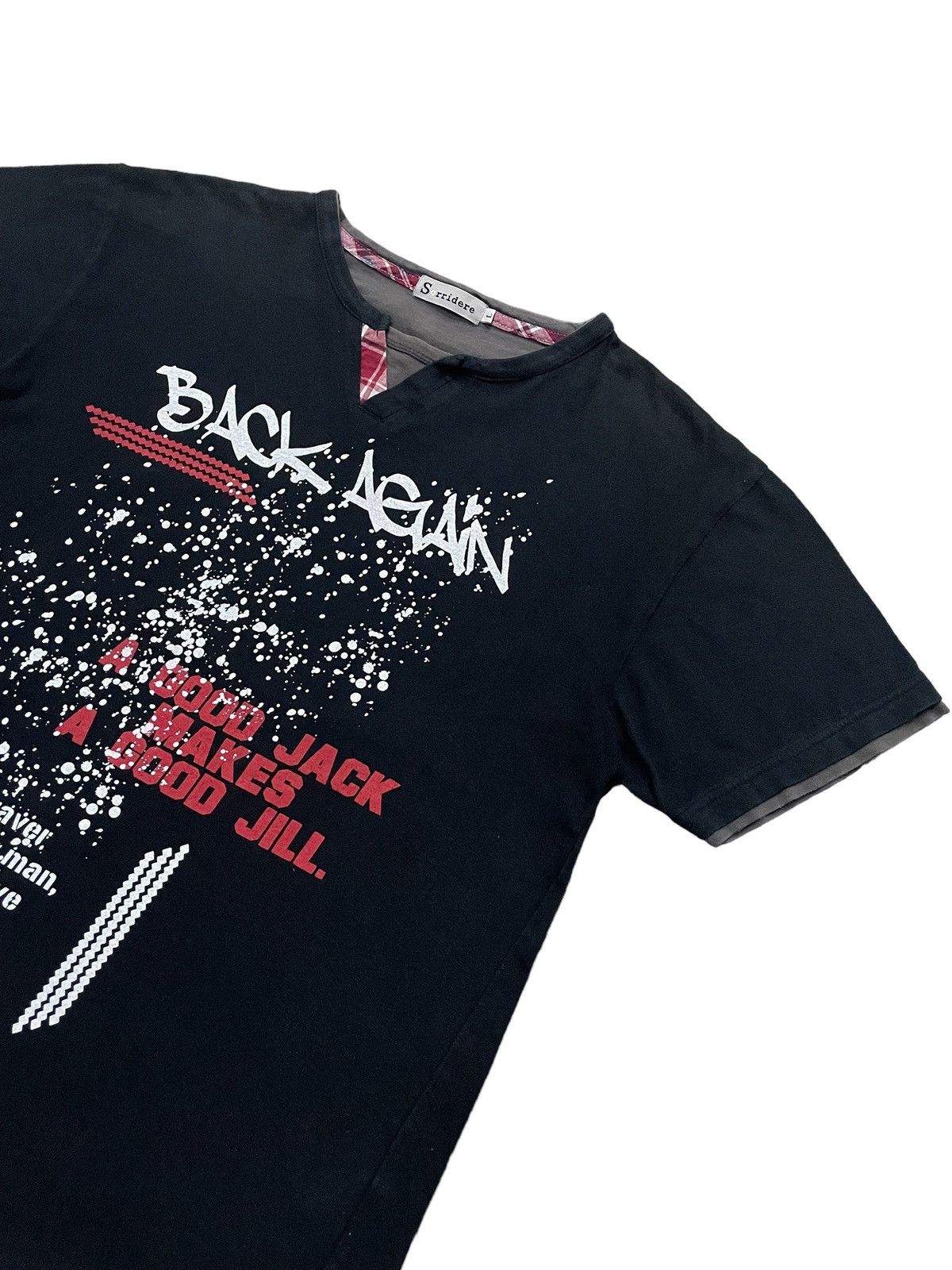 14th Addiction Sorridiere Sunfaded Back Again Jill Poem Life Religion Y2K Size US L / EU 52-54 / 3 - 3 Thumbnail