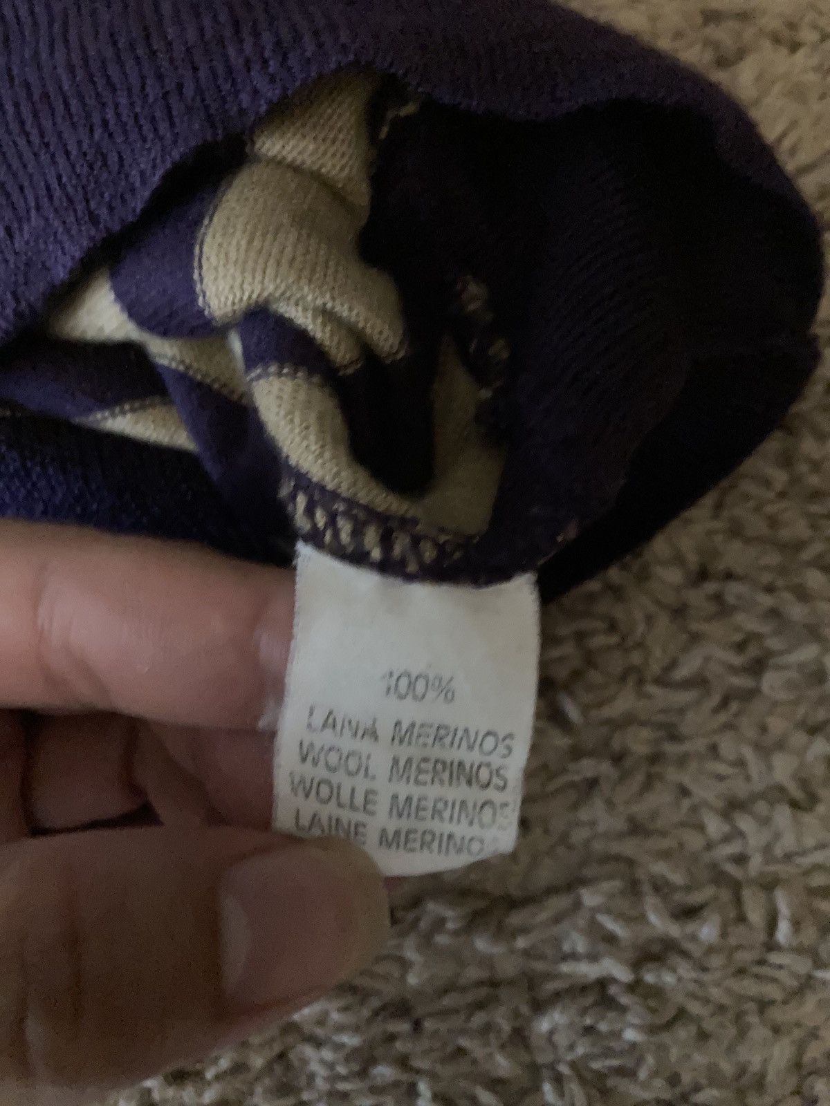 Other 90s Martin Van Massenhove Belgian Designer Striped Knit 1999 Size US XL / EU 56 / 4 - 6 Thumbnail