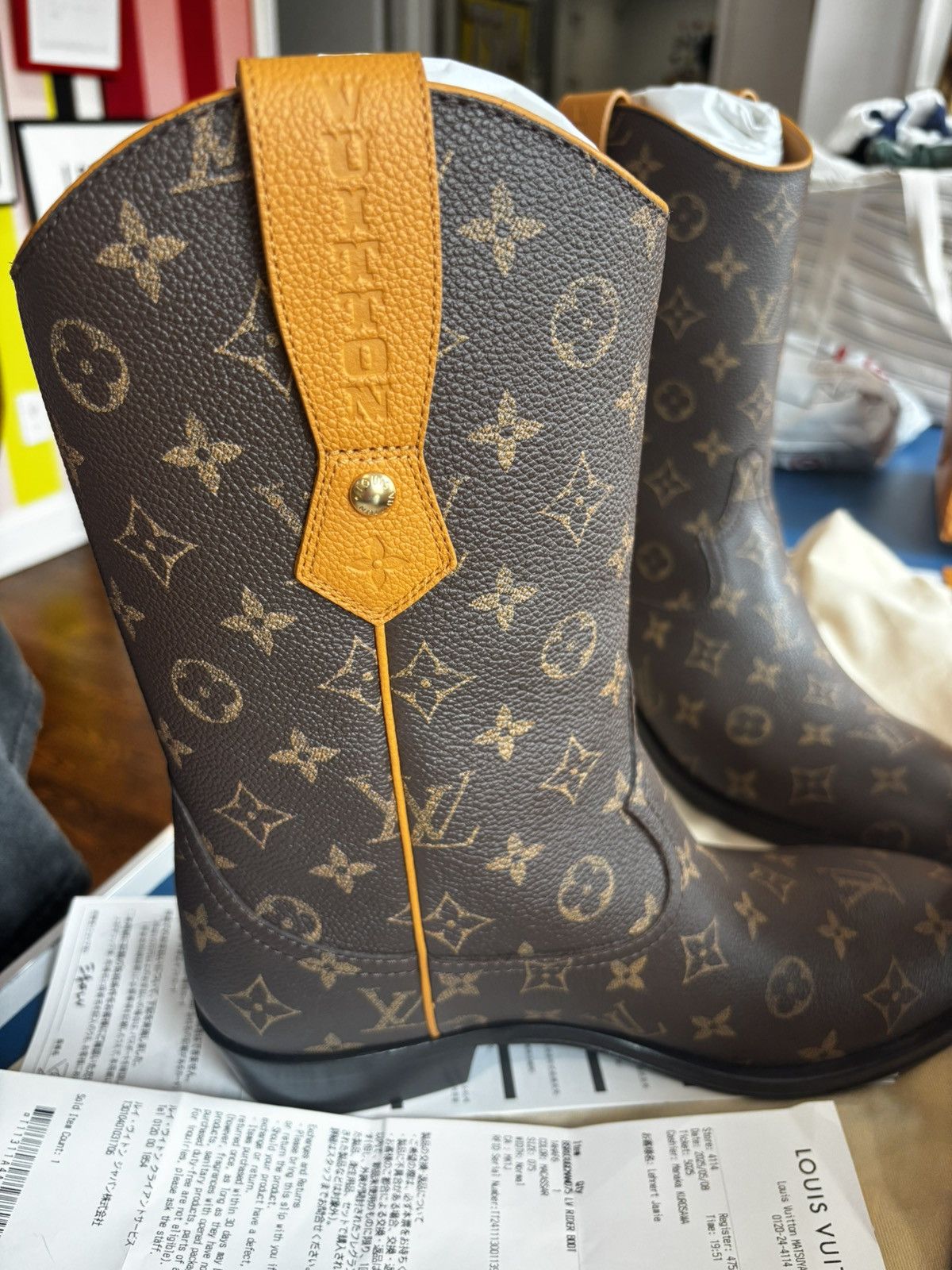 Louis Vuitton Louis Vuitton Men’s Rider Boot Size US 7.5 / EU 40-41 - 6 Thumbnail