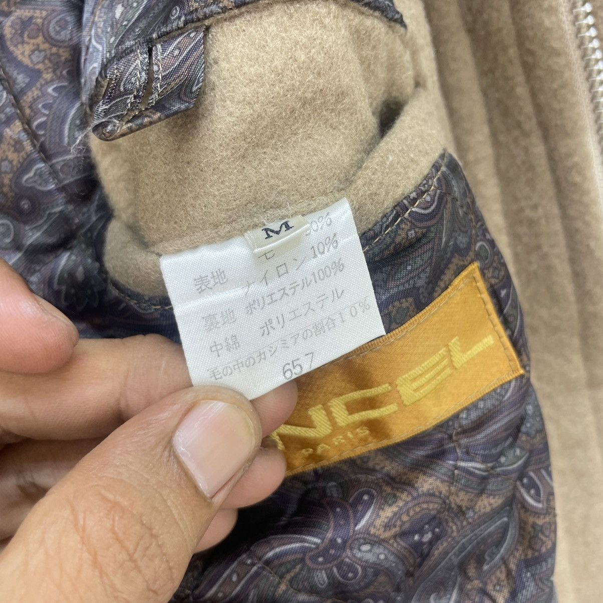 Autumn Cashmere × Designer × Lancel 💥Vintage Lancel Paris Wool Long Coat Detachable Hoodie Size US M / EU 48-50 / 2 - 8 Thumbnail