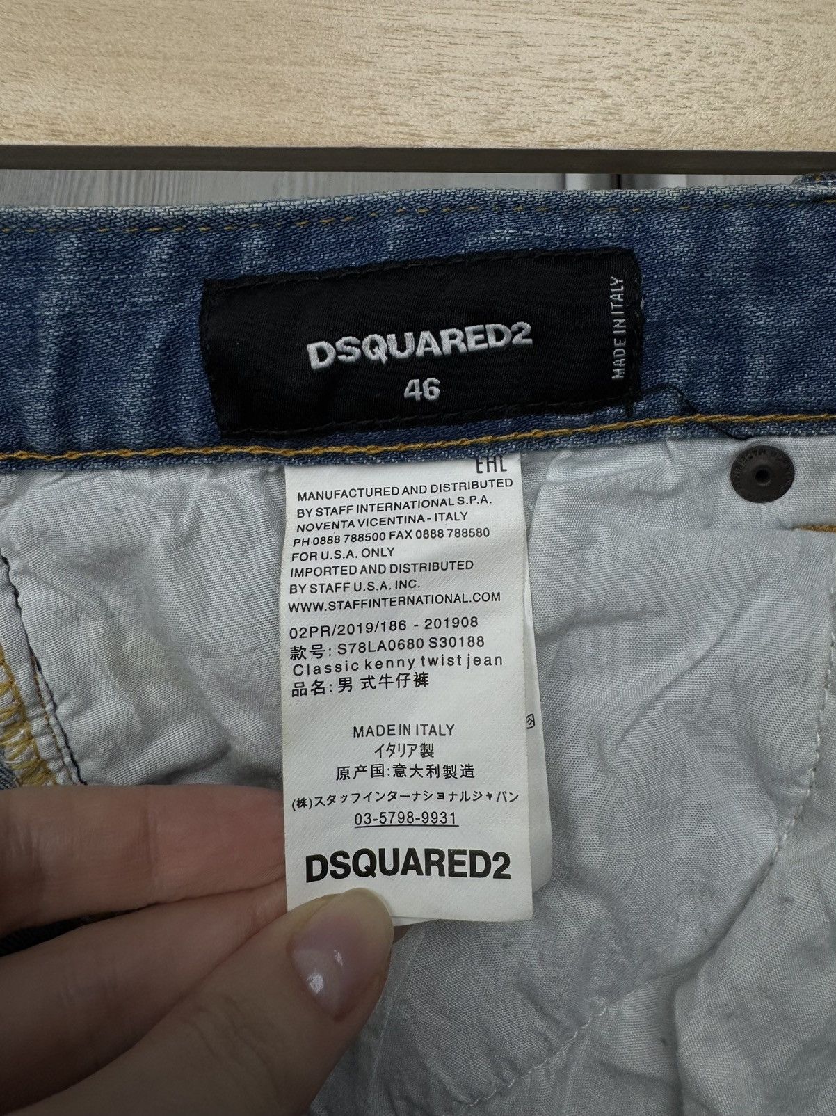 Dsquared2 Dsquared2 classic kenny twist jeans faded distressed Size US 30 / EU 46 - 13 Thumbnail