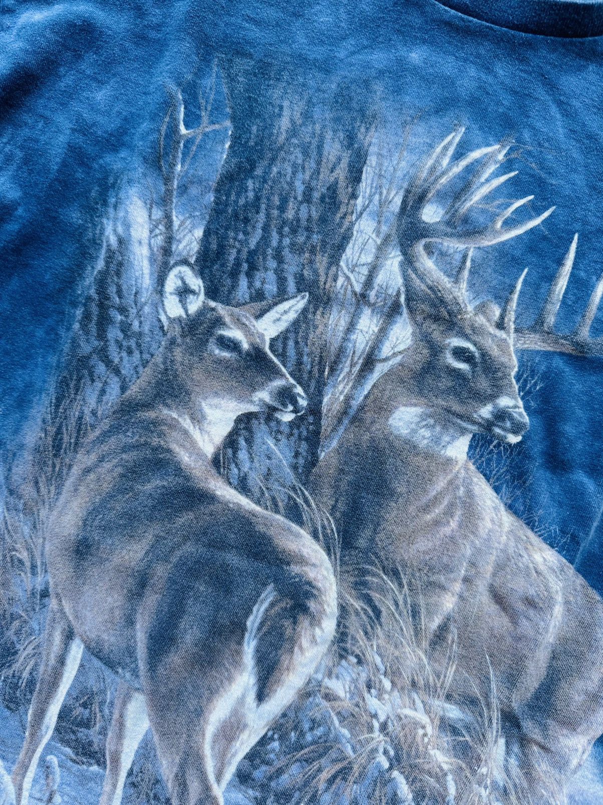 The Mountain × Vintage Vintage The Mountain Tee Shirt Animal Deer 90s Large Size US L / EU 52-54 / 3 - 3 Thumbnail
