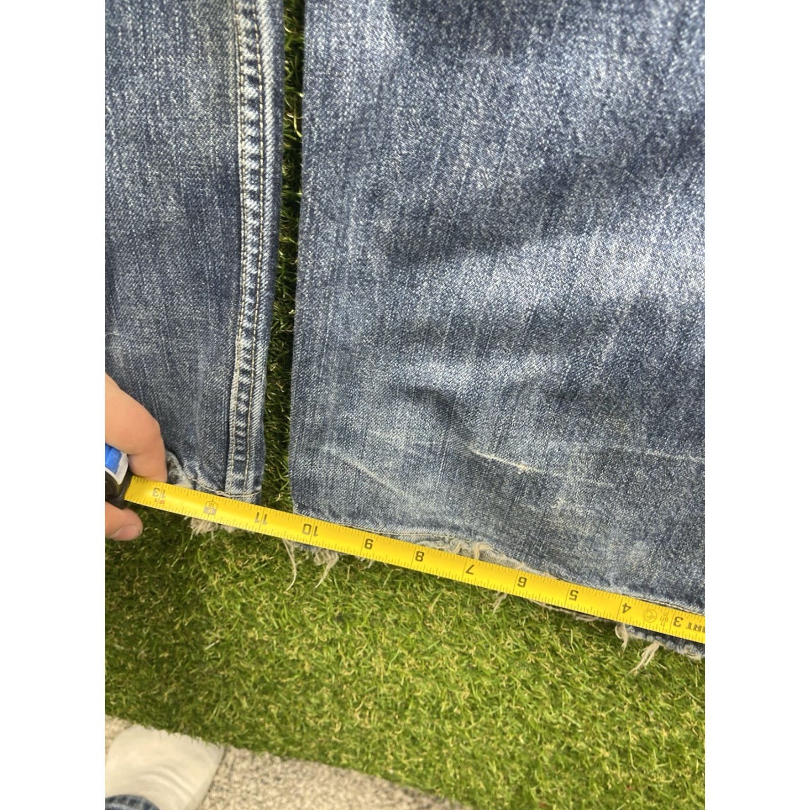 Sean John VINTAGE Sean John Jeans 42x34 Mens Wide-Leg Grunge 90s 5-Pocket Denim Blue Cotton Baggy Inseam 34 in Jeans Mens Size US 42 / EU 58 - 6 Thumbnail