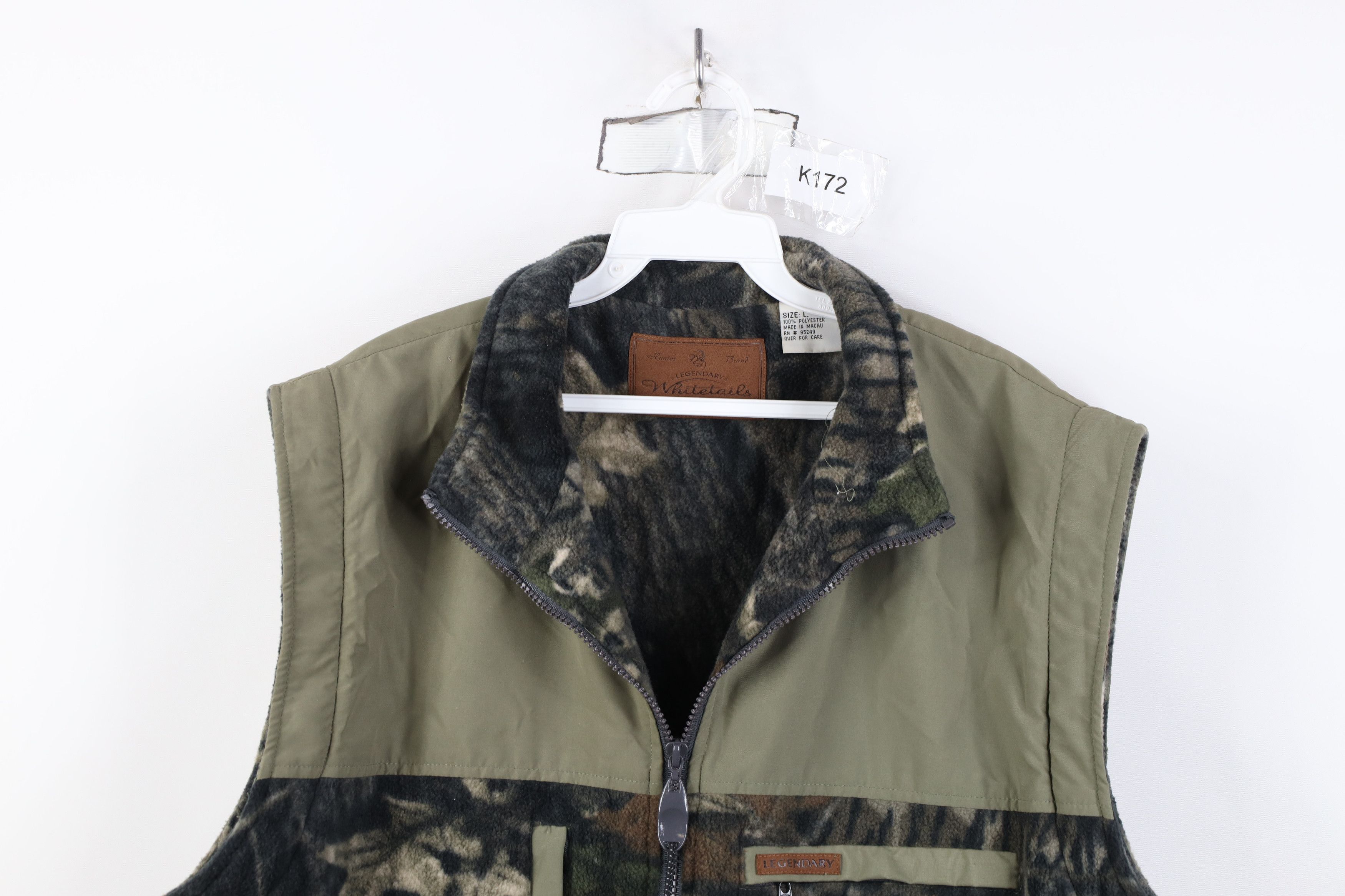 Vintage Vintage Y2K Streetwear Camouflage Full Zip Vest Jacket Size US L / EU 52-54 / 3 - 2 Thumbnail