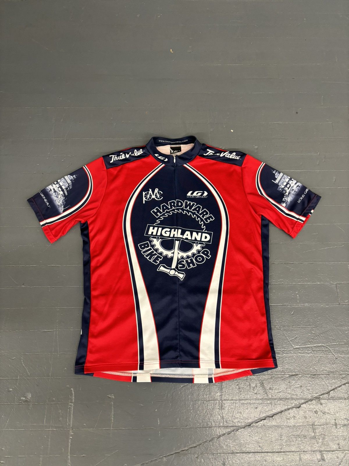 Vintage Vintage lauis garneu cycling jersey Size US L / EU 52-54 / 3 - 1 Thumbnail
