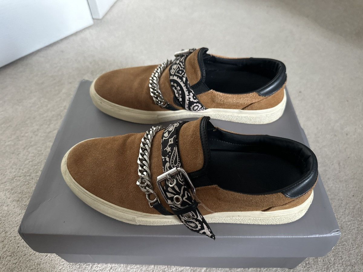 Amiri Amiri Bandana chain Slip-On shoes Size US 11.5 / EU 44-45 - 3 Thumbnail