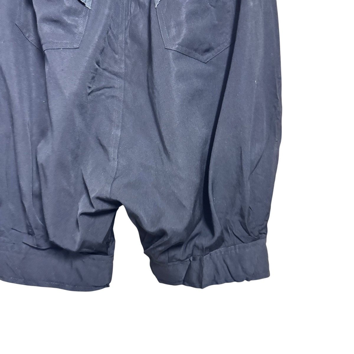 Yaponskii Yaponskii Black Drop Crotch Shorts Pants Size 31" - 11 Thumbnail