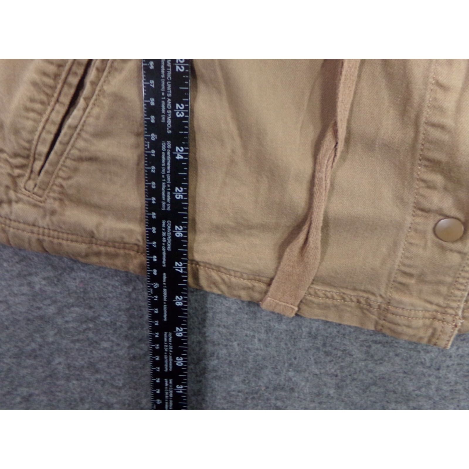 Vintage Terra Sky Jacket Women 0X Beige Safari Utility Military Field Snap Pocket 90s Army Bohemian Classic Outdoor Size XL / US 12-14 / IT 48-50 - 5 Thumbnail