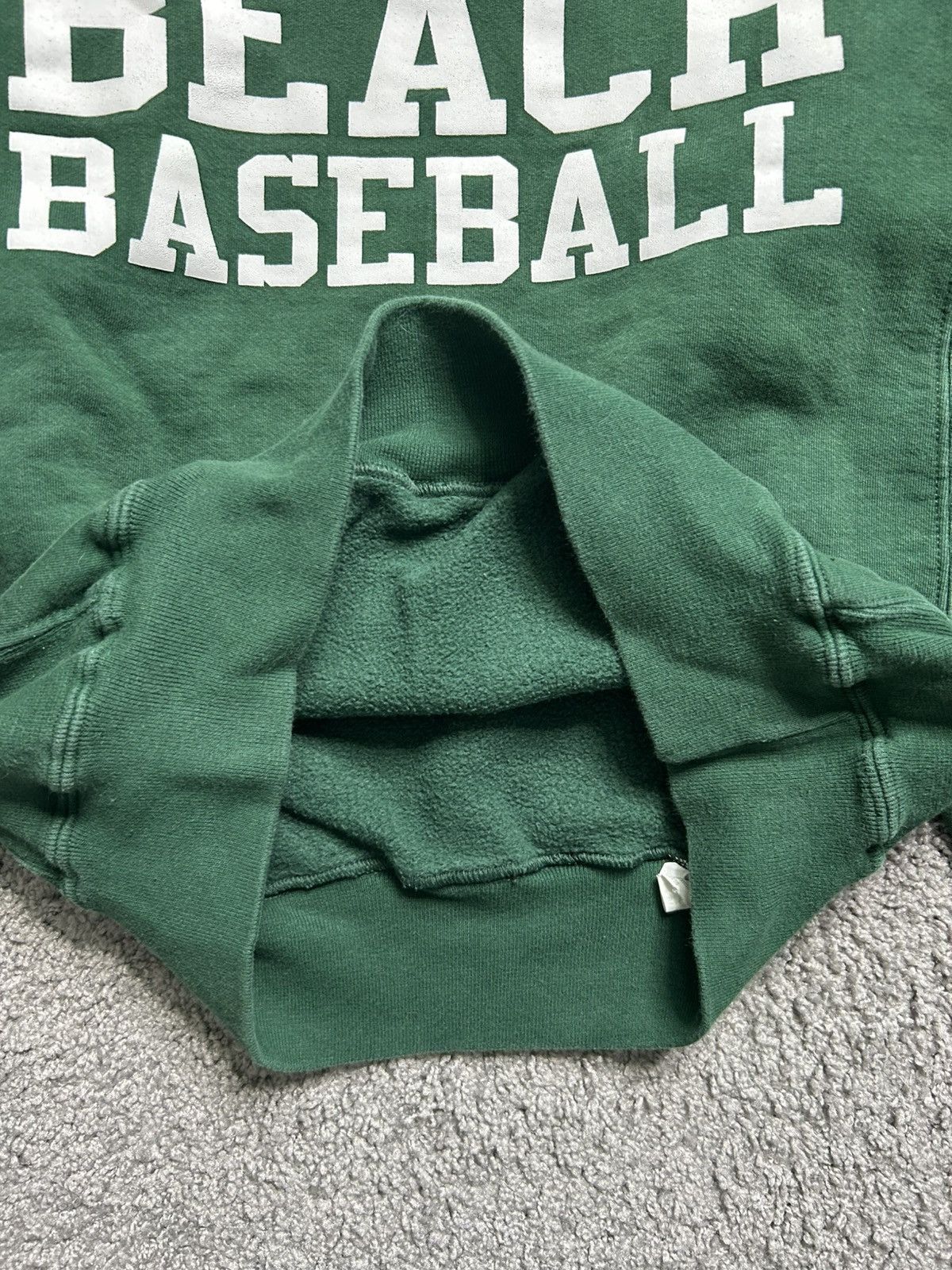 Russell Athletic × Vintage Vintage 90s Russell Beach Baseball Sweatshirt 1990s Size US S / EU 44-46 / 1 - 3 Thumbnail