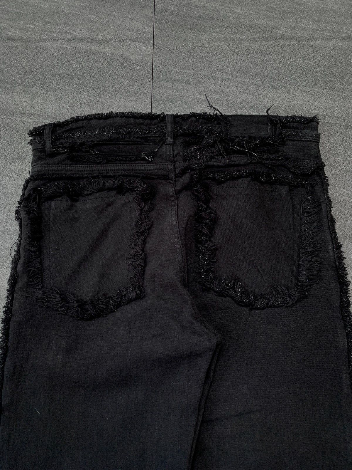 PPFM FREE TAX! Distressed Unfinished Seam Denim Jeans - 32” Size US 32 / EU 48 - 7 Thumbnail
