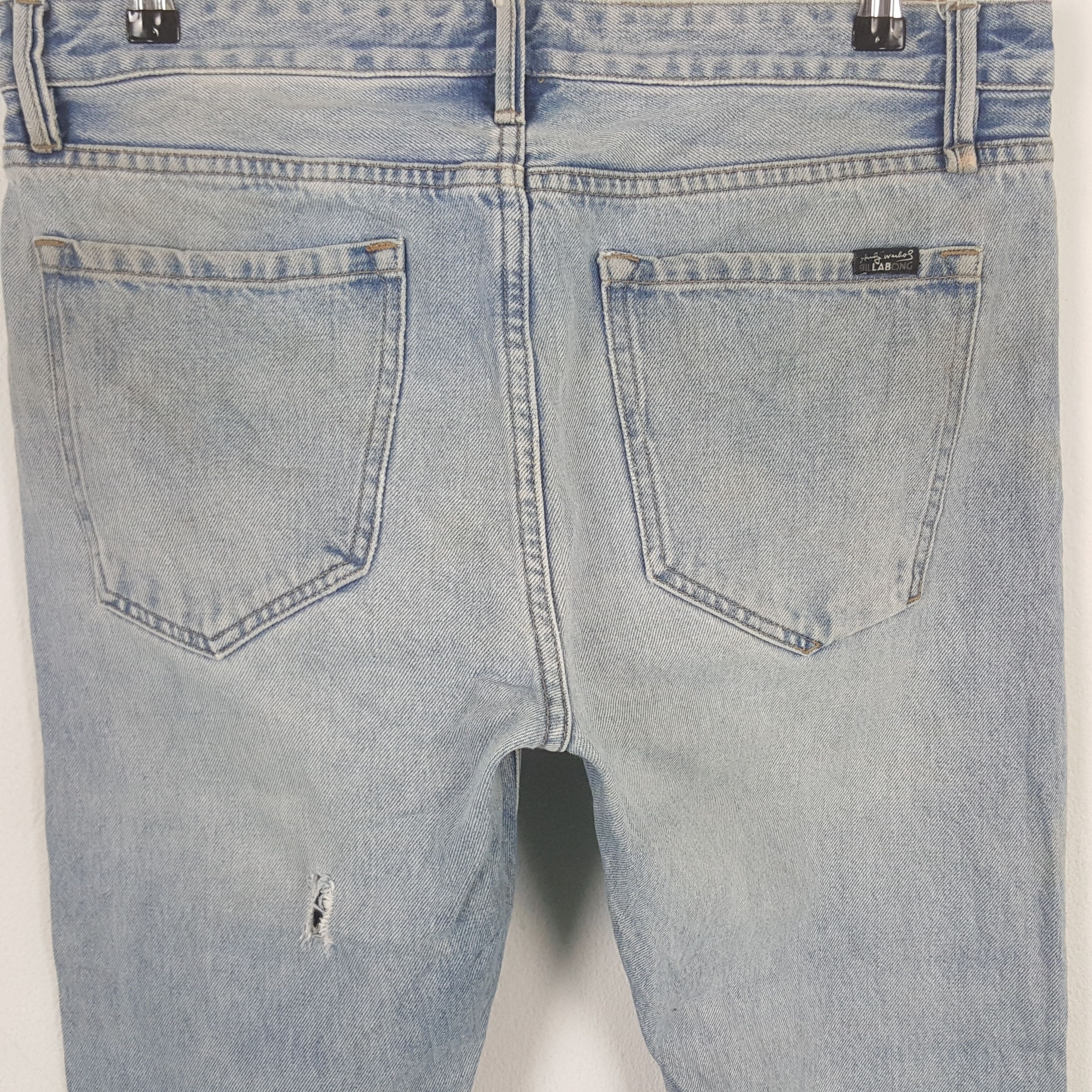 Andy Warhol × Billabong × Vintage Vintage Andy Warhol X Billabong Rare Denim Size US 34 / EU 50 - 5 Thumbnail