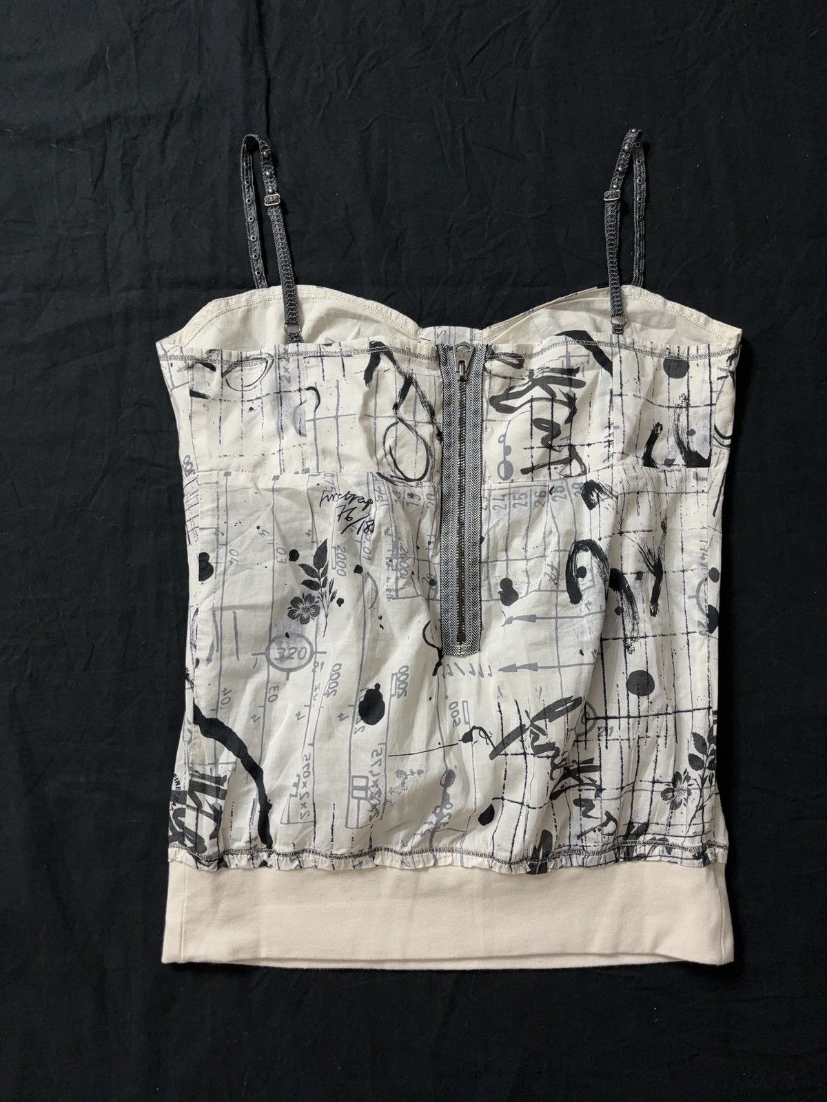 Japanese Brand × Vintage VINTAGE PRINTED BALOON TANK TOP 00s Size M / US 6-8 / IT 42-44 - 2 Thumbnail