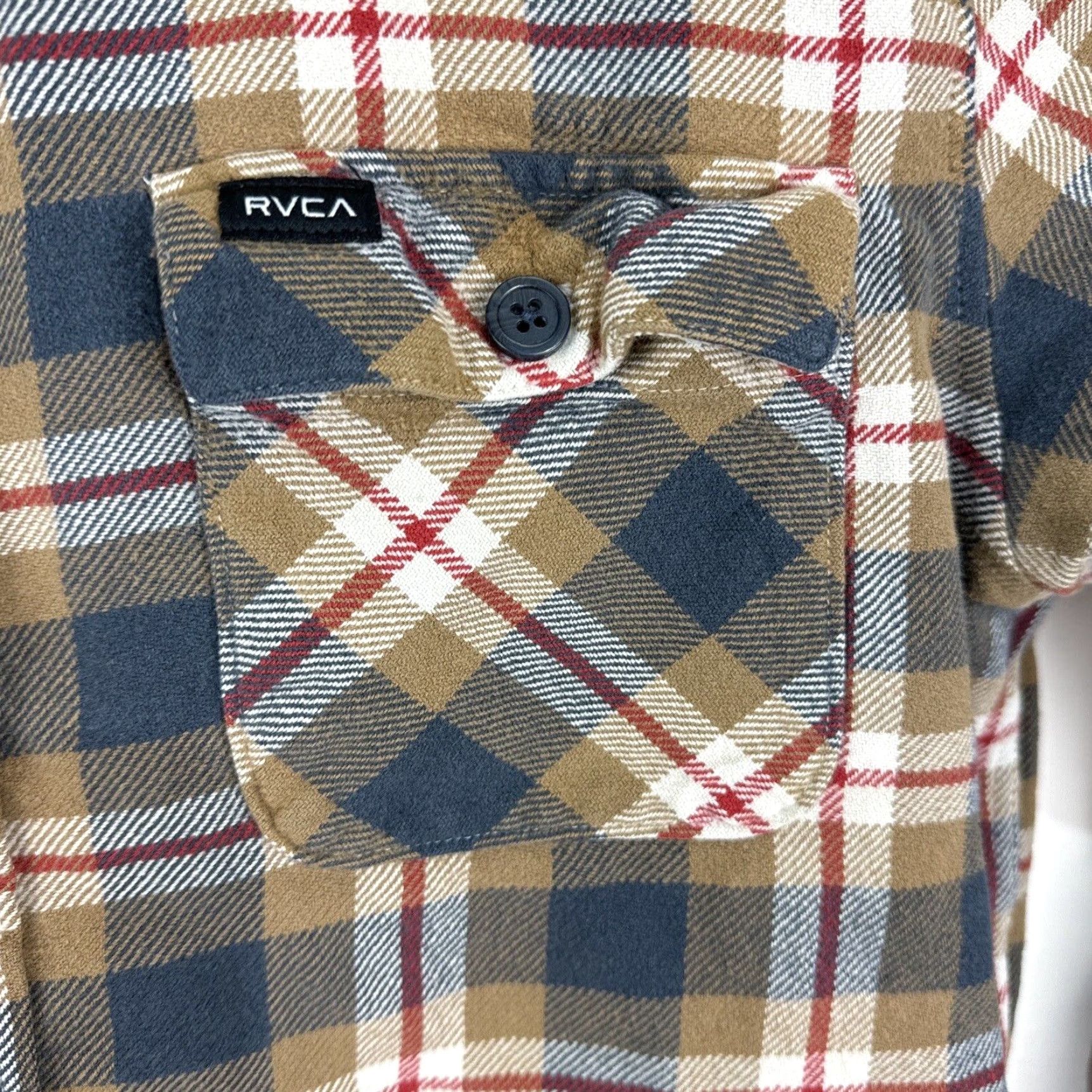RVCA RVCA Shirt Medium Regular Multicolor Plaid Button-Up Outdoor Mens Size US M / EU 48-50 / 2 - 6 Thumbnail