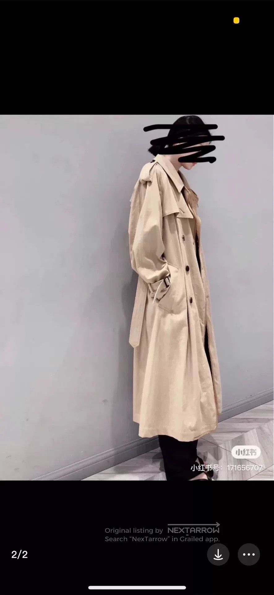 Y's Y's Yohji Yamamoto Trench Coat. Size M / US 6-8 / IT 42-44 - 3 Thumbnail