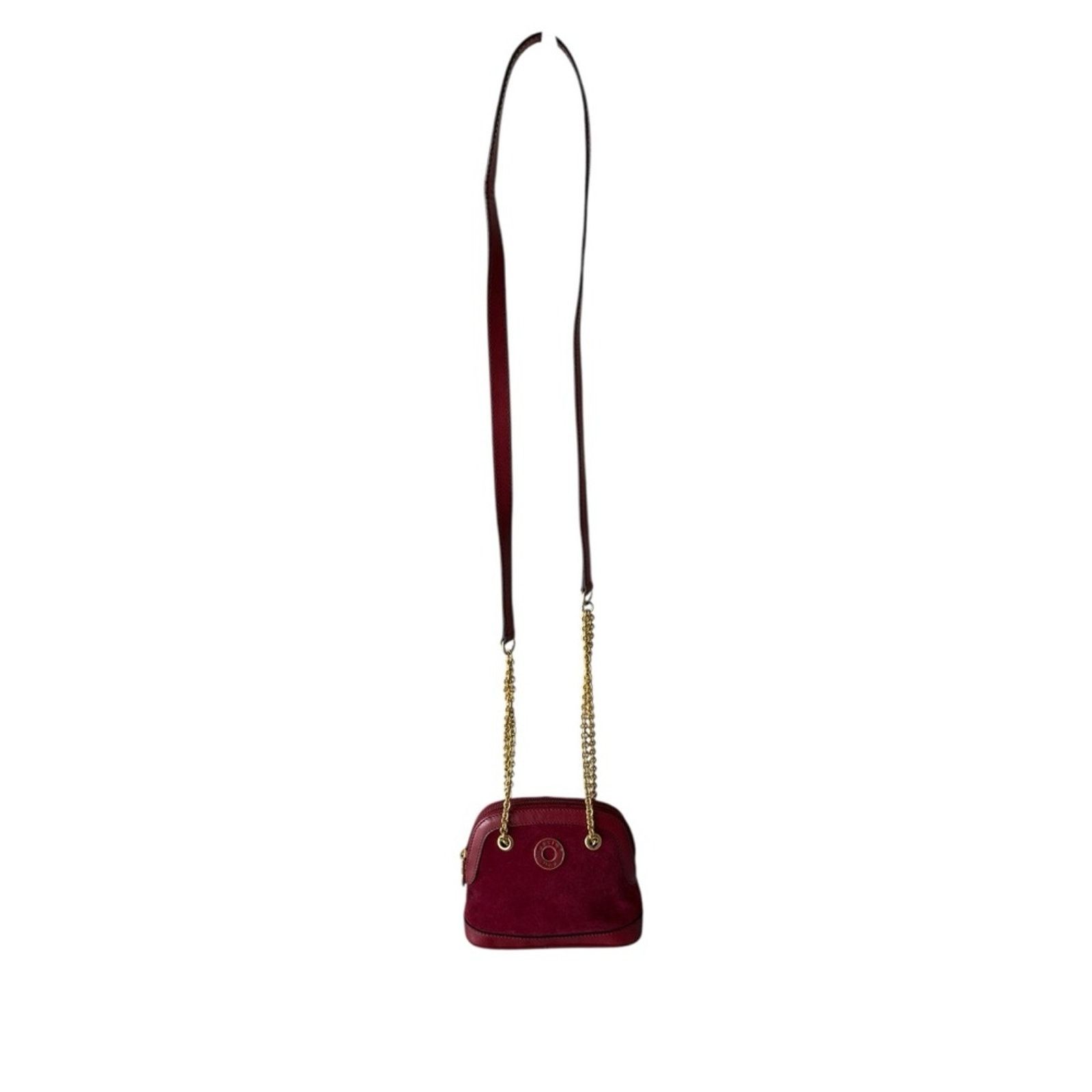 Celine Céline Red and Gold Leather Pochette Shoulder Bag Golden Size ONE SIZE - 2 Thumbnail