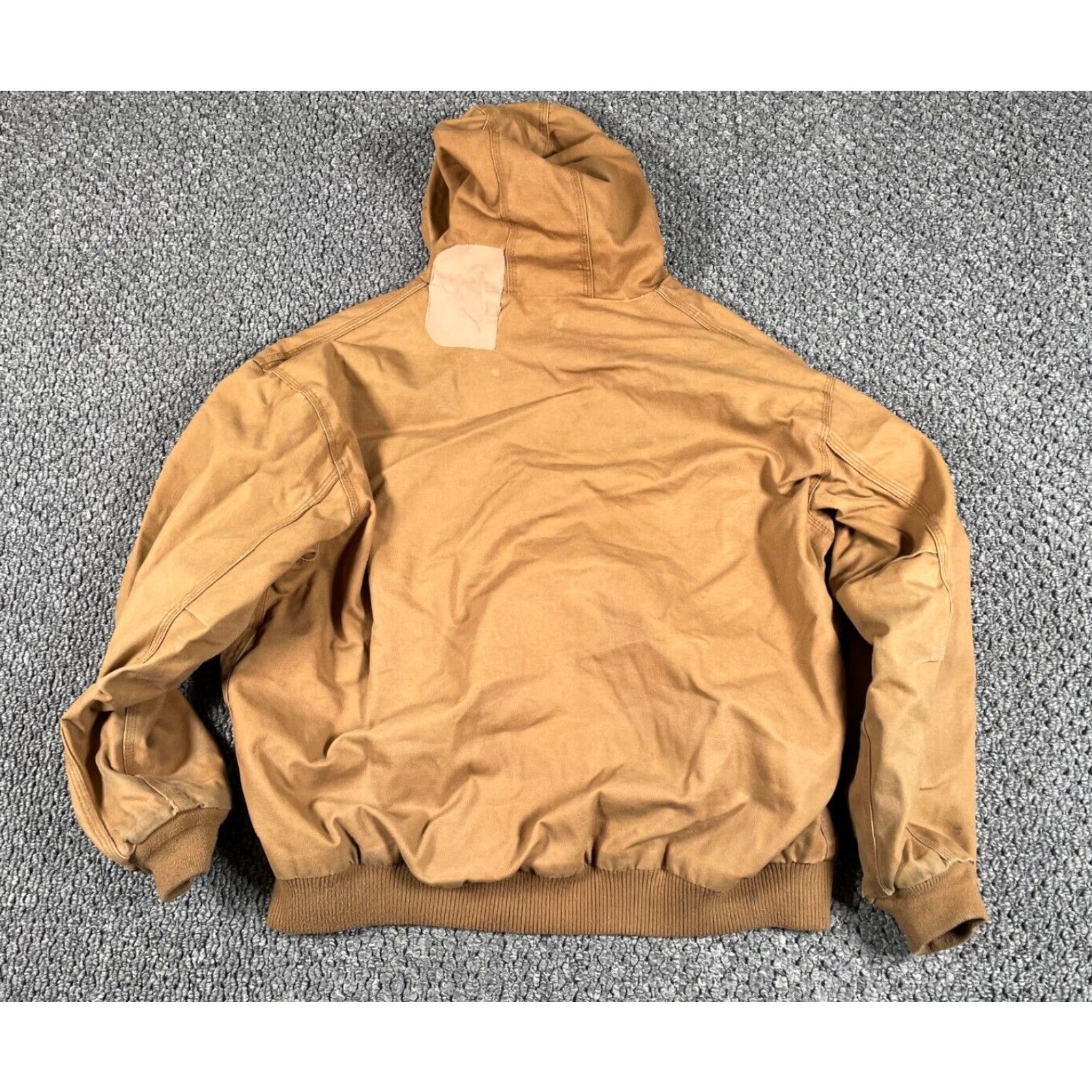 Thrasher Craftsman Jacket Adult 2XL Brown Duck Canvas Hooded Lined Workwear Thrashed Size US XXL / EU 58 / 5 - 2 Thumbnail