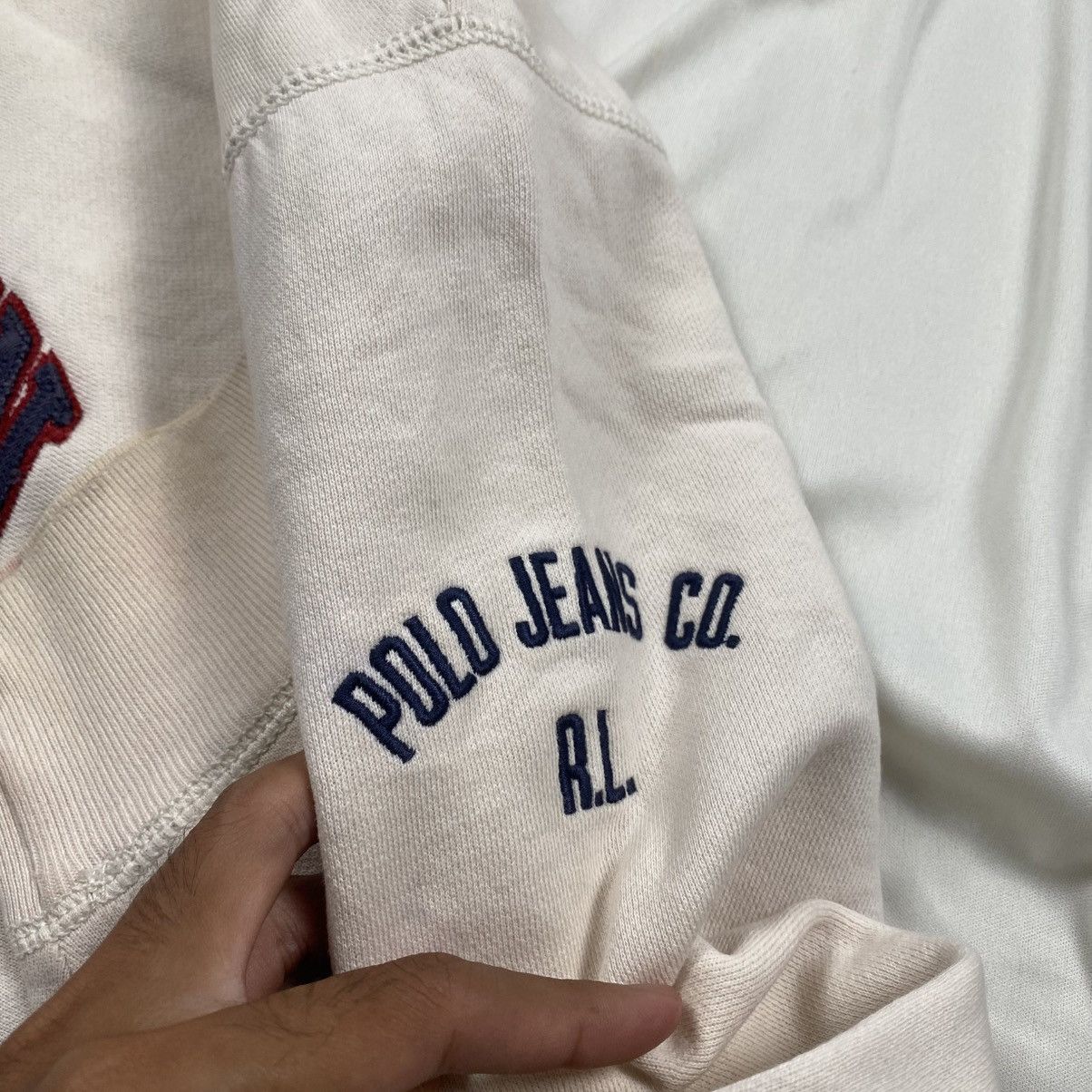 Polo Ralph Lauren Vintage y2k Polo Jeans Co Distressed Crewneck Size US L / EU 52-54 / 3 - 4 Thumbnail