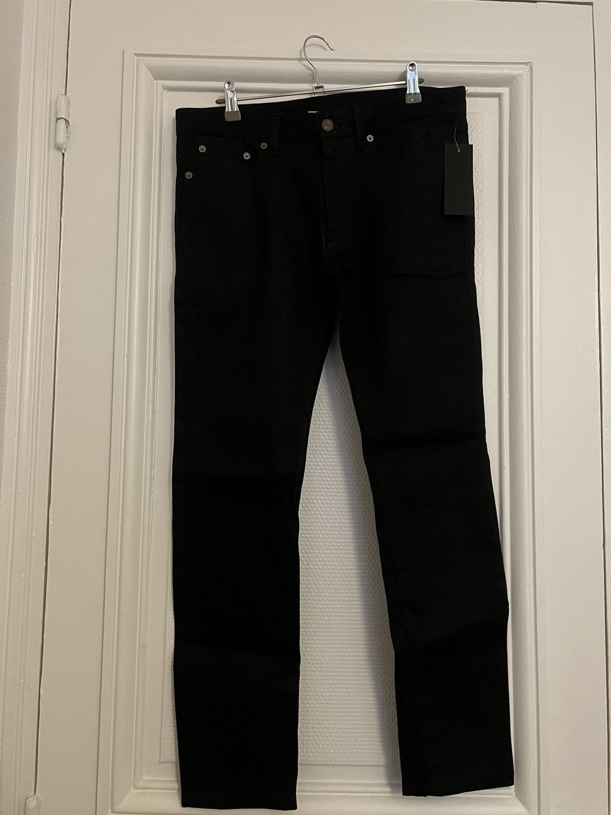 image of Saint Laurent Paris Black Denim Fw17, Men's (Size 31)