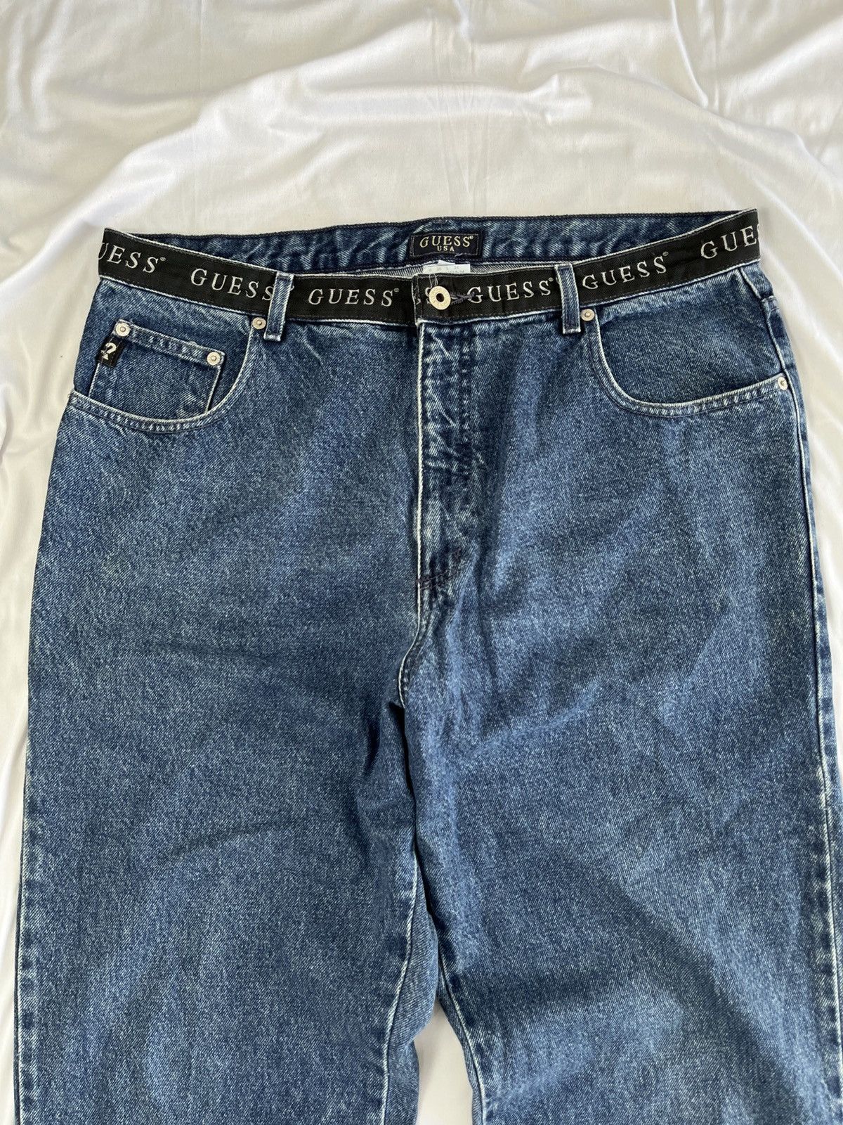 Vintage vintage guess jeans Size US 36 / EU 52 - 6 Thumbnail