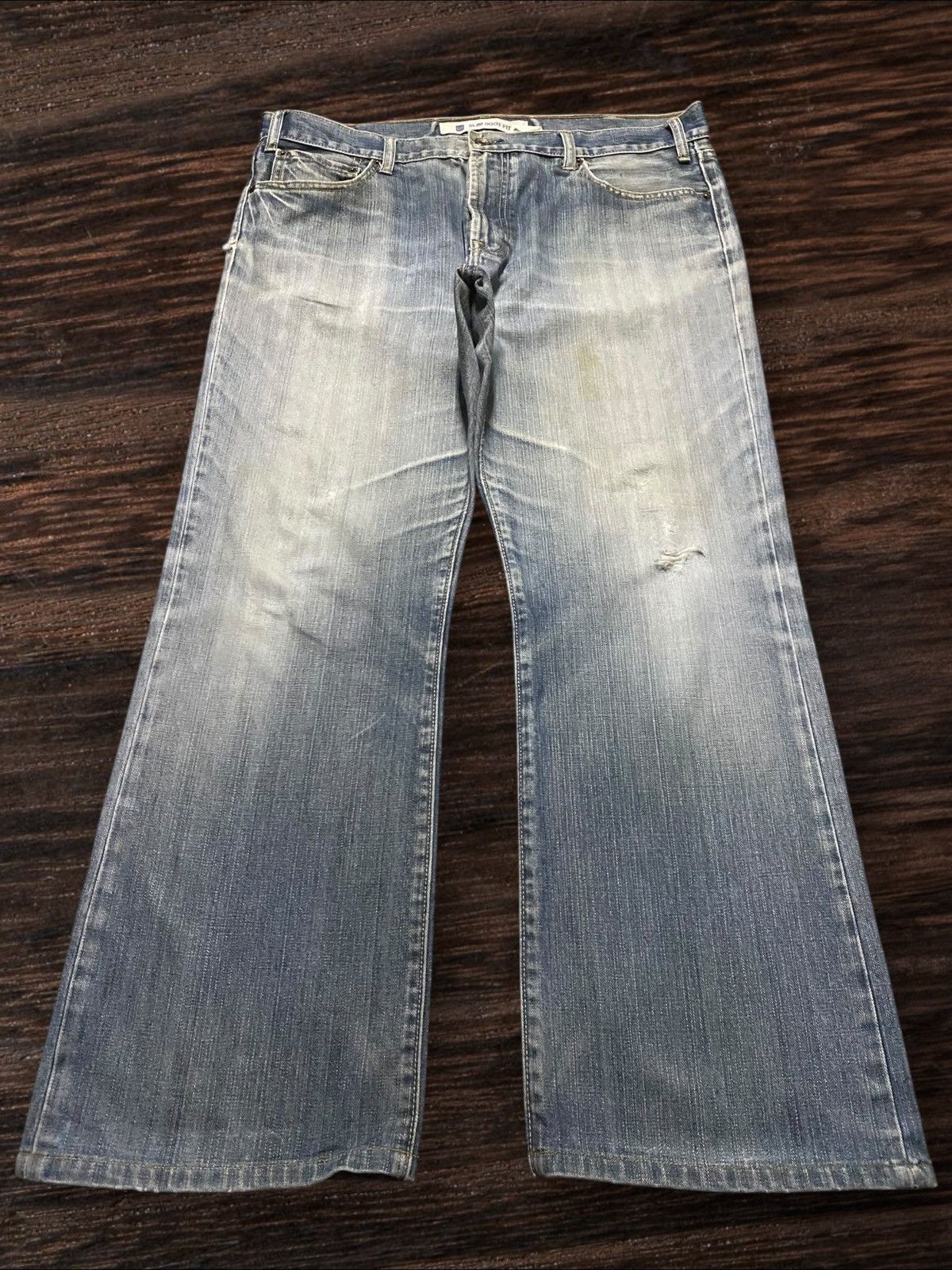 Gap Vintage Gap Francisco Distressed Slim Boot Cut Fit Jeans Size US 38 / EU 54 - 1 Thumbnail