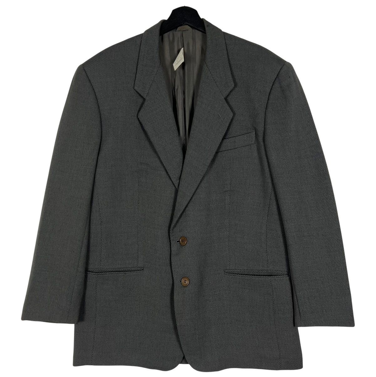 Giorgio Armani 80s Vintage Giorgio Armani Blazer Jacket Size US L / EU 52-54 / 3 - 1 Thumbnail
