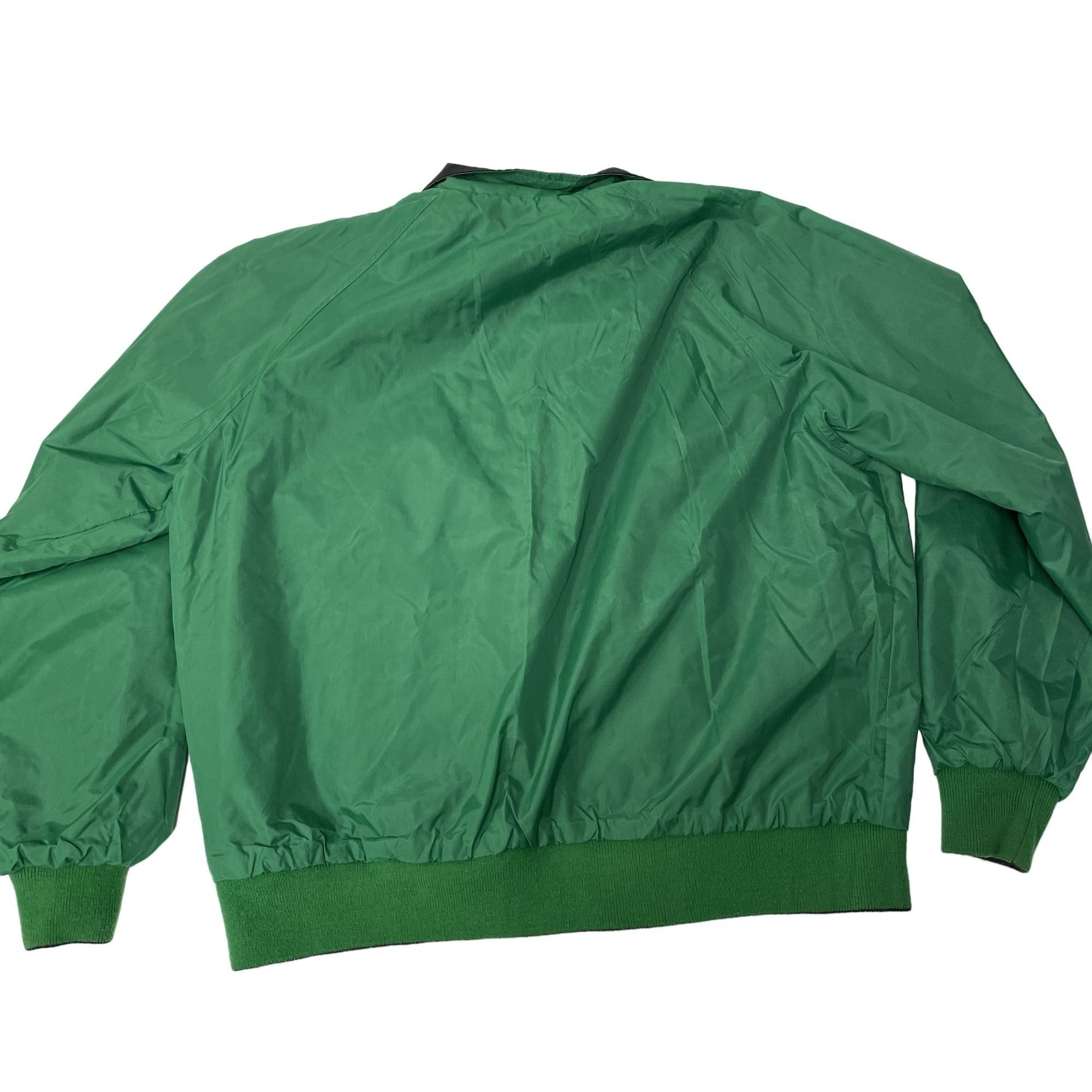 Lands' End Vtg Lands End Navy Cotton REVERSIBLE Green Nylon Jacket Size US XL / EU 56 / 4 - 12 Thumbnail