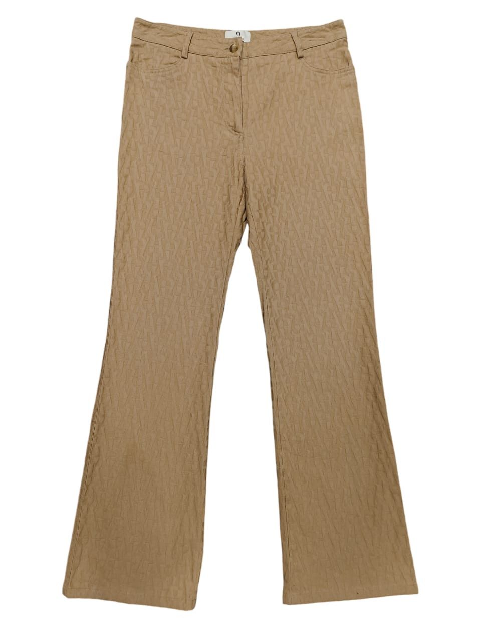 Aigner Vtg Aigner Monogram Logo Trouser Size 28" / US 6 / IT 42 - 1 Thumbnail