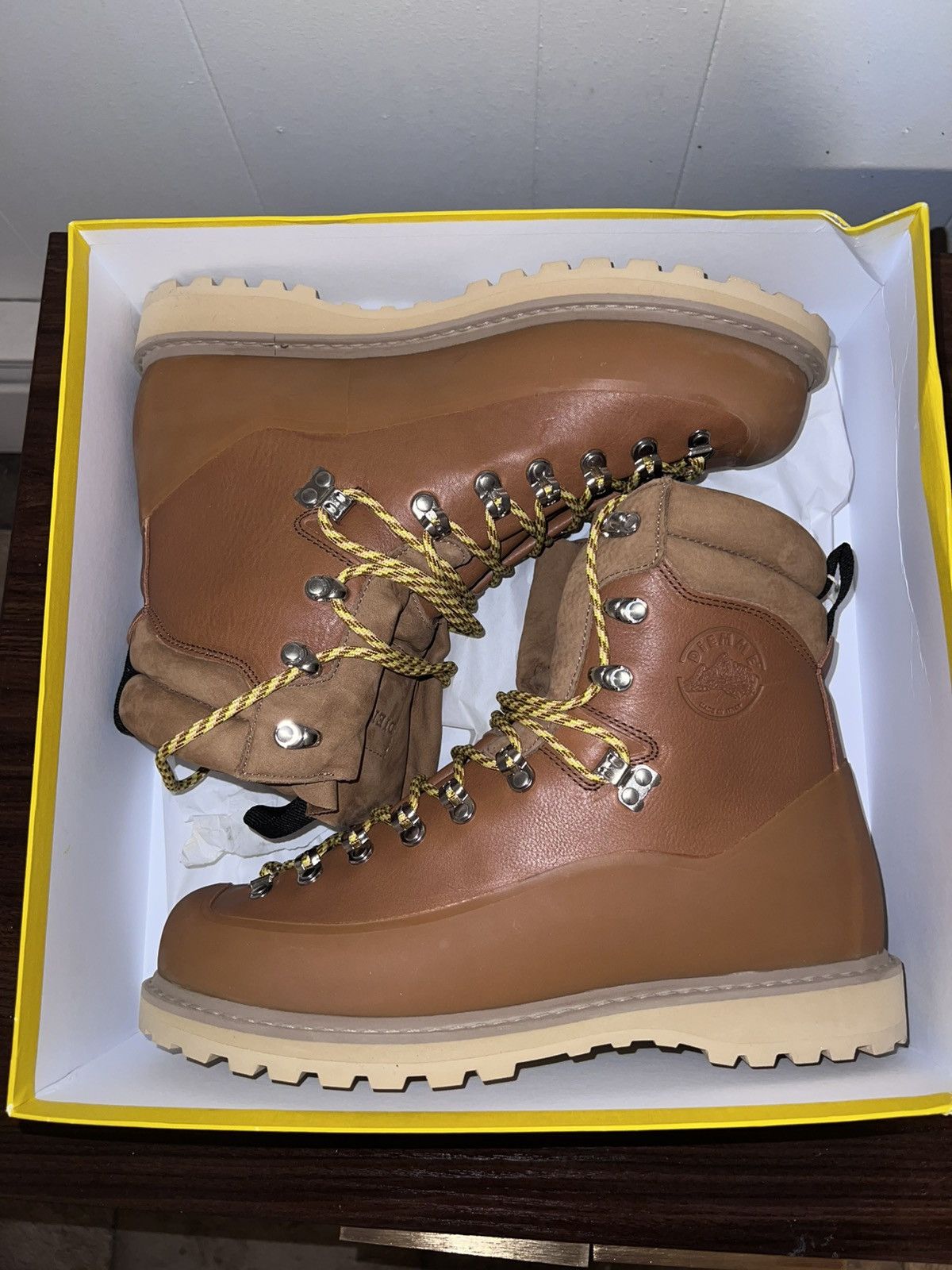 Diemme Tan Everest Boots Size US 12 / EU 45 - 1 Thumbnail