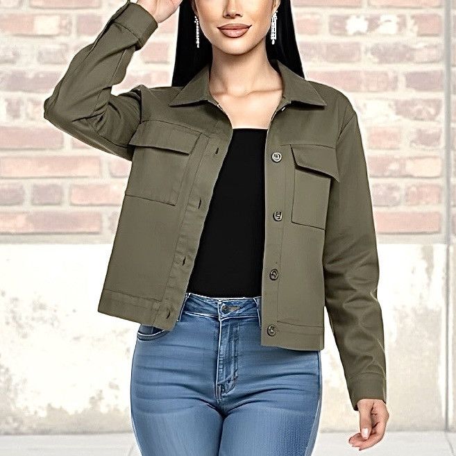 Other NouveauMonde Kaktus Women Green Utility Jacket XL Size XL / US 12-14 / IT 48-50 - 1 Thumbnail