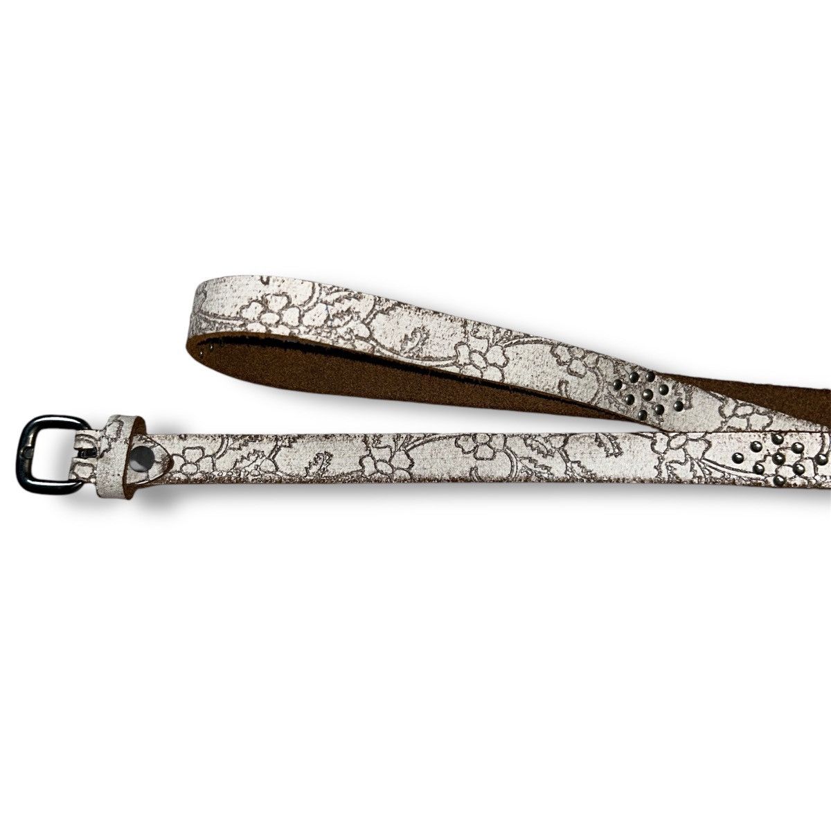 Vintage Vintage studded leather belt (Kapital Style) Size ONE SIZE - 3 Thumbnail