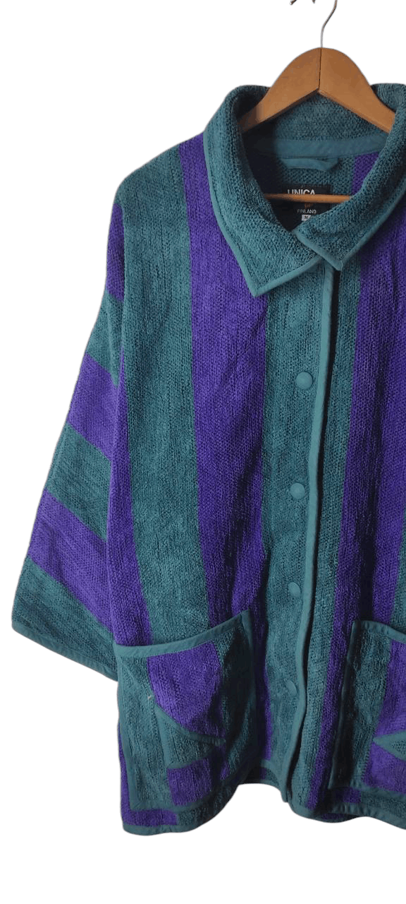 The Unbranded Brand VINTAGE UNICA FASHION MADE IN FINLAND HEAVY JACKET Size XL / US 12-14 / IT 48-50 - 4 Thumbnail